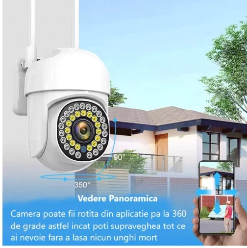 Set 2X Camere Supraveghere Jortan WIFI, Full HD 1080p, Monitorizare Video Wireless - imagine 2