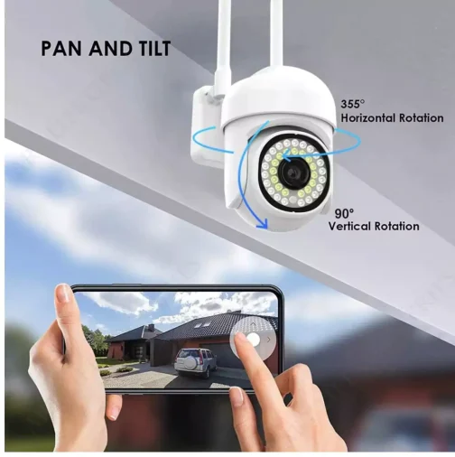 Set 2X Camere Supraveghere Jortan WIFI, Full HD 1080p, Monitorizare Video Wireless - imagine 5