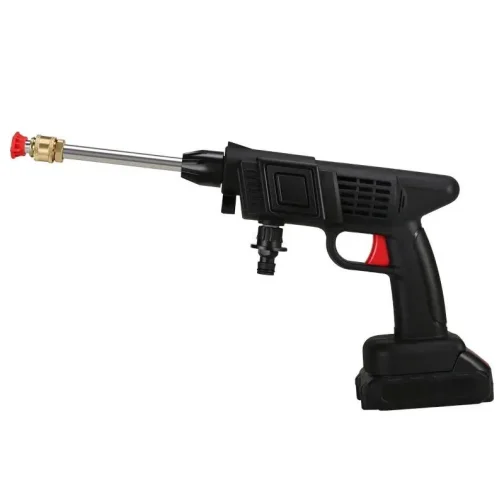 Aparat de Spălat cu Presiune Portabil, Tip Pistol, fără Fir, 48V, 2 Acumulatori, 30 Bari, 8L/min, 3 Tipuri de Jet, cu Geantă de Transport Cadou - imagine 5