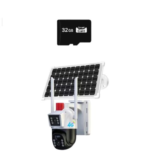 Camera Supraveghere 4G cu Panou Solar – Fără Wi-Fi, Autonome, Exterior, SIM, Viziune Nocturnă